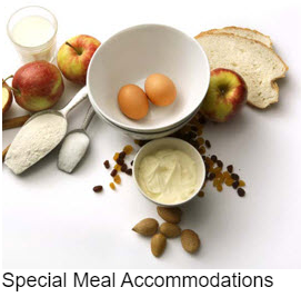 Special Meal Accommodations